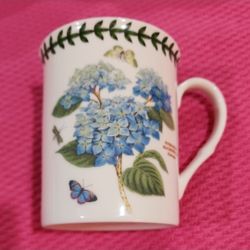 Portmeirion Botanic Garden Hydrangea Macrophylla 12 oz Mug