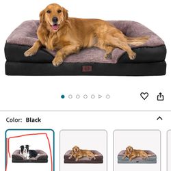 Dog Bed, Orthopedic Memory Foam, Waterproof Liner, Sturdy Zippers, Breathable Washable Cover