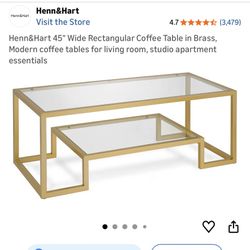 Henn&Hart Coffee Table