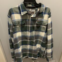 Orvis Mens Plaid Flannel Shirt XL