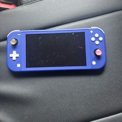 Blue Nintendo switch lite