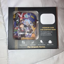 Rick n Morty Airpods Case.