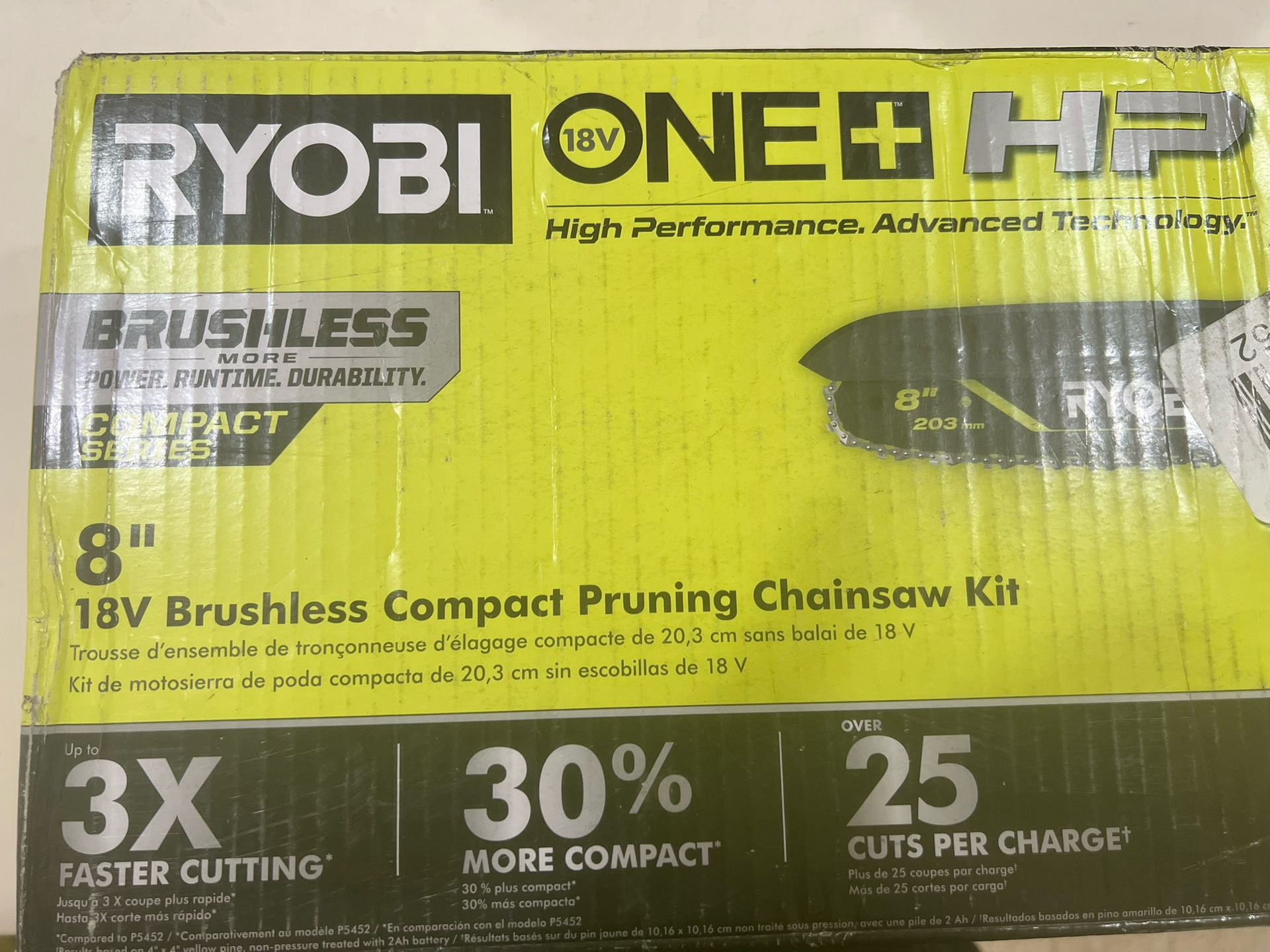 18V Brushless Compact Pruning Chainsaw Kit