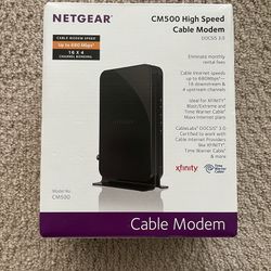 Netgear CM500 Cable Modem Spectrum Comcast
