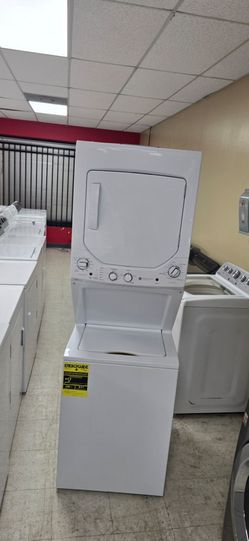 Washer and dryer stacable general electric 24"wide ×74" high
