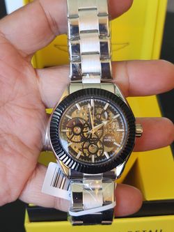 New Automatic Invicta Objet d Art Glyph Skeleton Dial 43mm Men's Watch