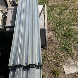 Galvanized hurricane panels