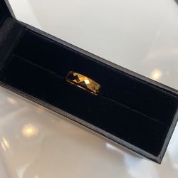 Gold Ring Size 6 Tungsten 
