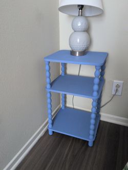 Blue Side Table