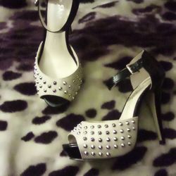 Rock And Republic Spiked Stilettos 