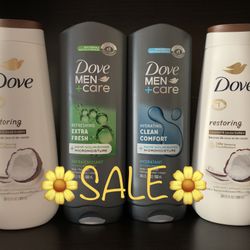 🛍SALE!!!!!!! DOVE 🕊️ BODY WASH (PACK OF 3)