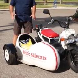 Custom Keltic SideCar For Honda Ruckus/MetRuck/Honda Bite Scooters (SIDeCAR Only) In
