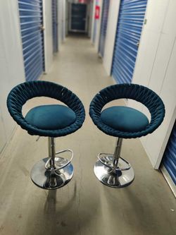 Meadville Swivel Adjustable Height Stool (Set of 2)