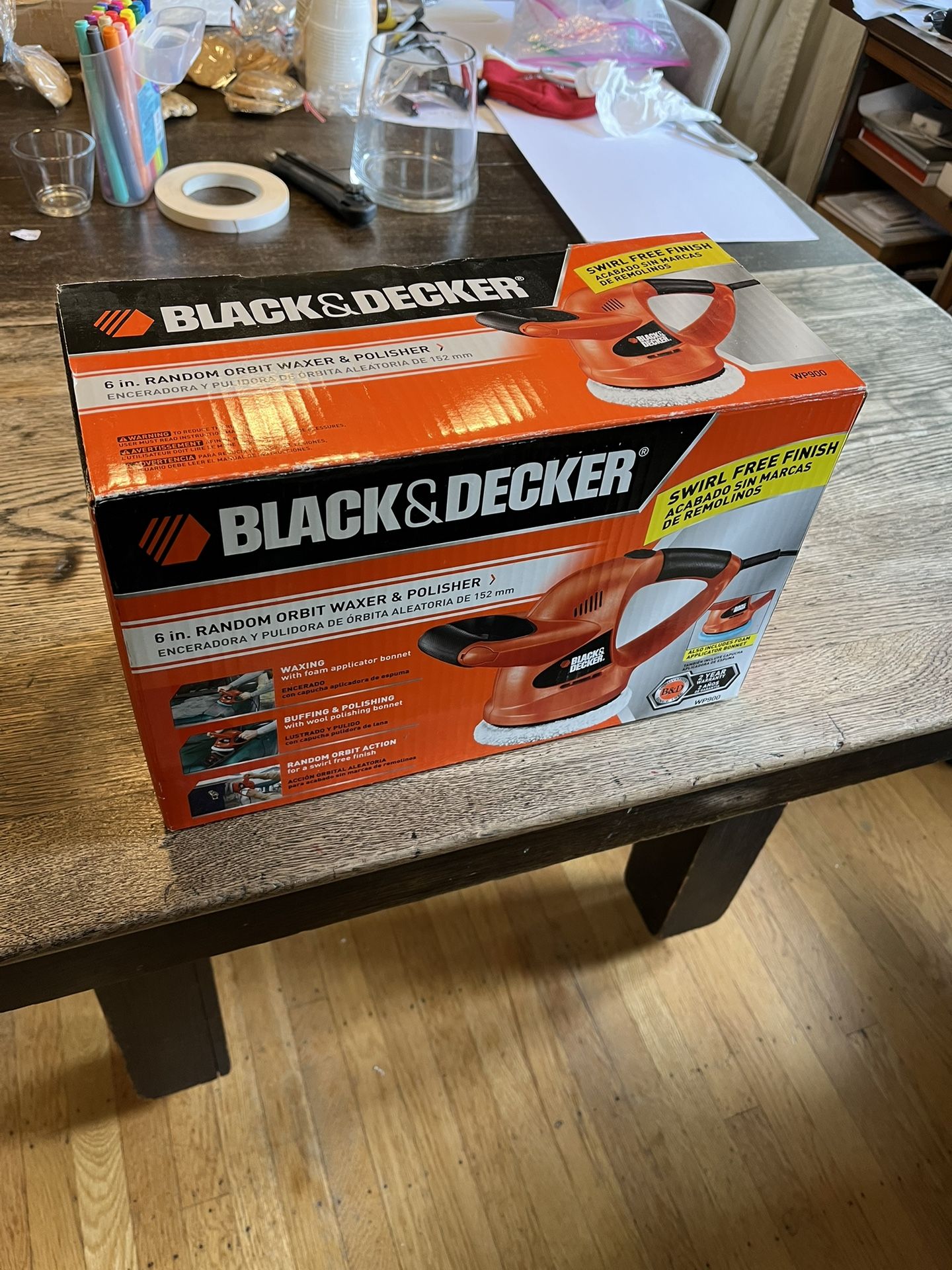 6” Random Orbit Waxer Polisher