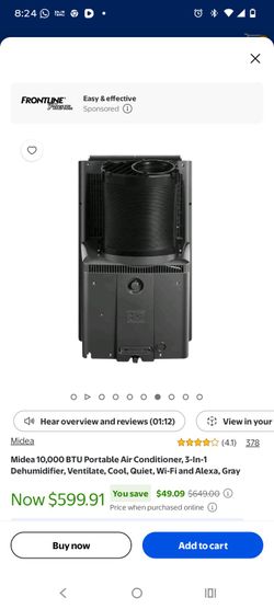 Midea 10,000 BTU Portable Air Conditioner