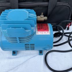 Gast D500 Diaphragm Air Compressor Pump 1/10 HP – Oil-less Quiet Air Pump