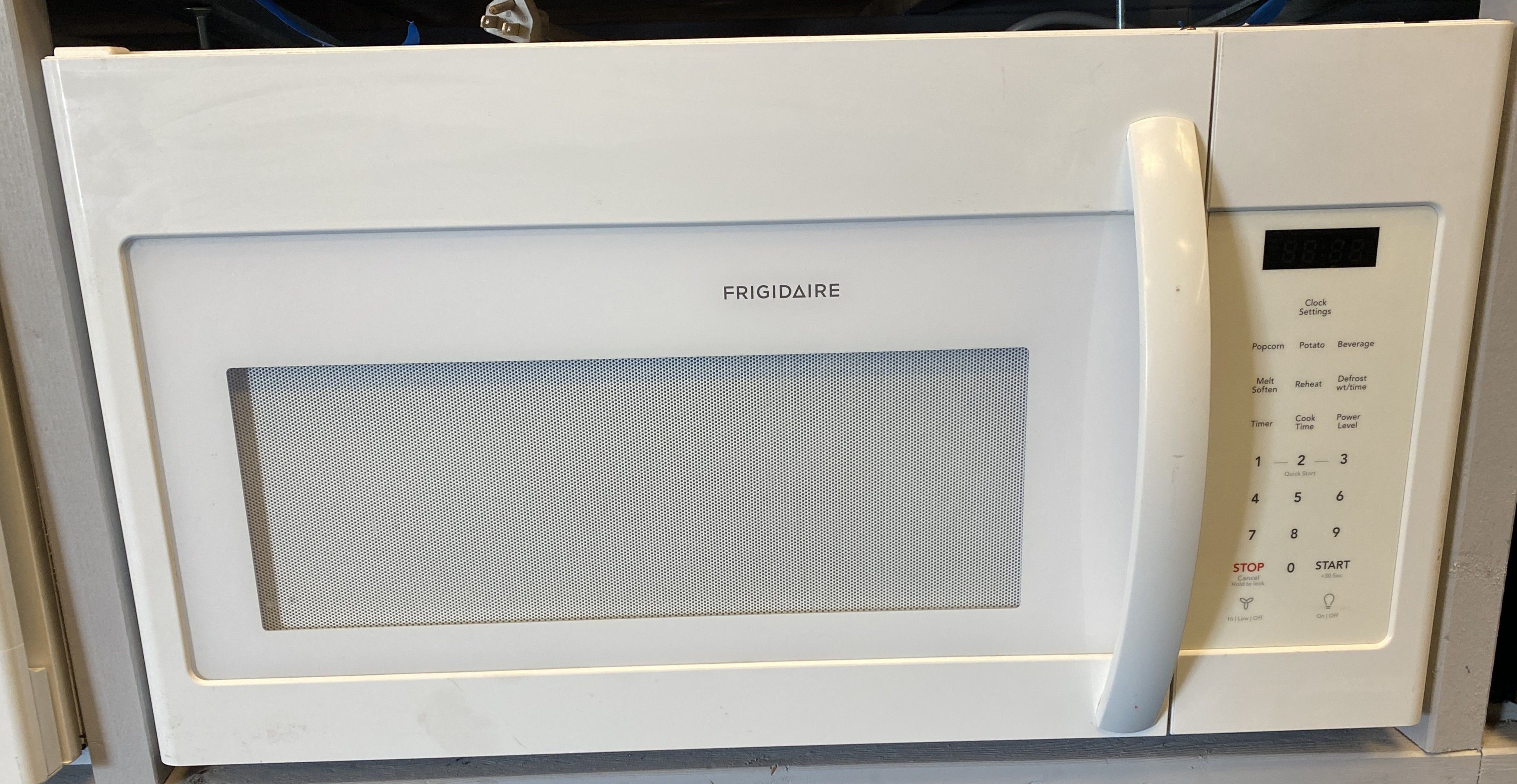 White Frigidaire Over The Range Microwave (8-0007)