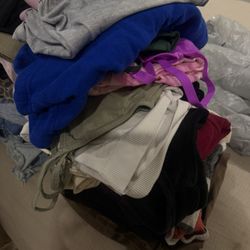 Bags of clothes 