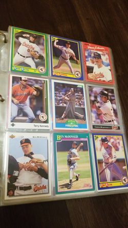 Baseball cards from 1980 to 2000