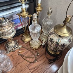 Glass Lamps,  Metal Ornate Lamp,  Ceramic Lamp