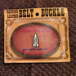 Vintage Genuine Leather Belt Buckle