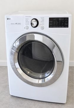LG Front Load Dryer with Steam and Sensor Dry