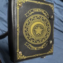 Black And Golden Moon Star Bag 