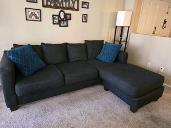 Black/Gray Couch