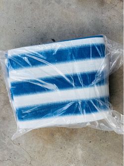 10ft x 20ft Blue/White Mesh Tarp