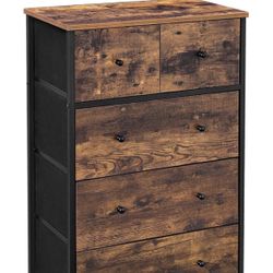 Faux Wood Fabric Dresser Drawers