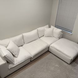 Luxury White Sectional