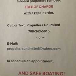 Boat Propeller Repair