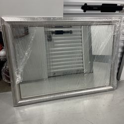 IKEA levanger silver beaded mirror