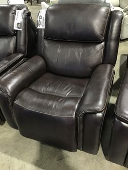Leather Power Recliner