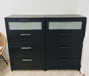 Pair of IKEA 4-Drawer Chests