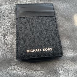 Cooper Signature Logo Money Clip Card Case