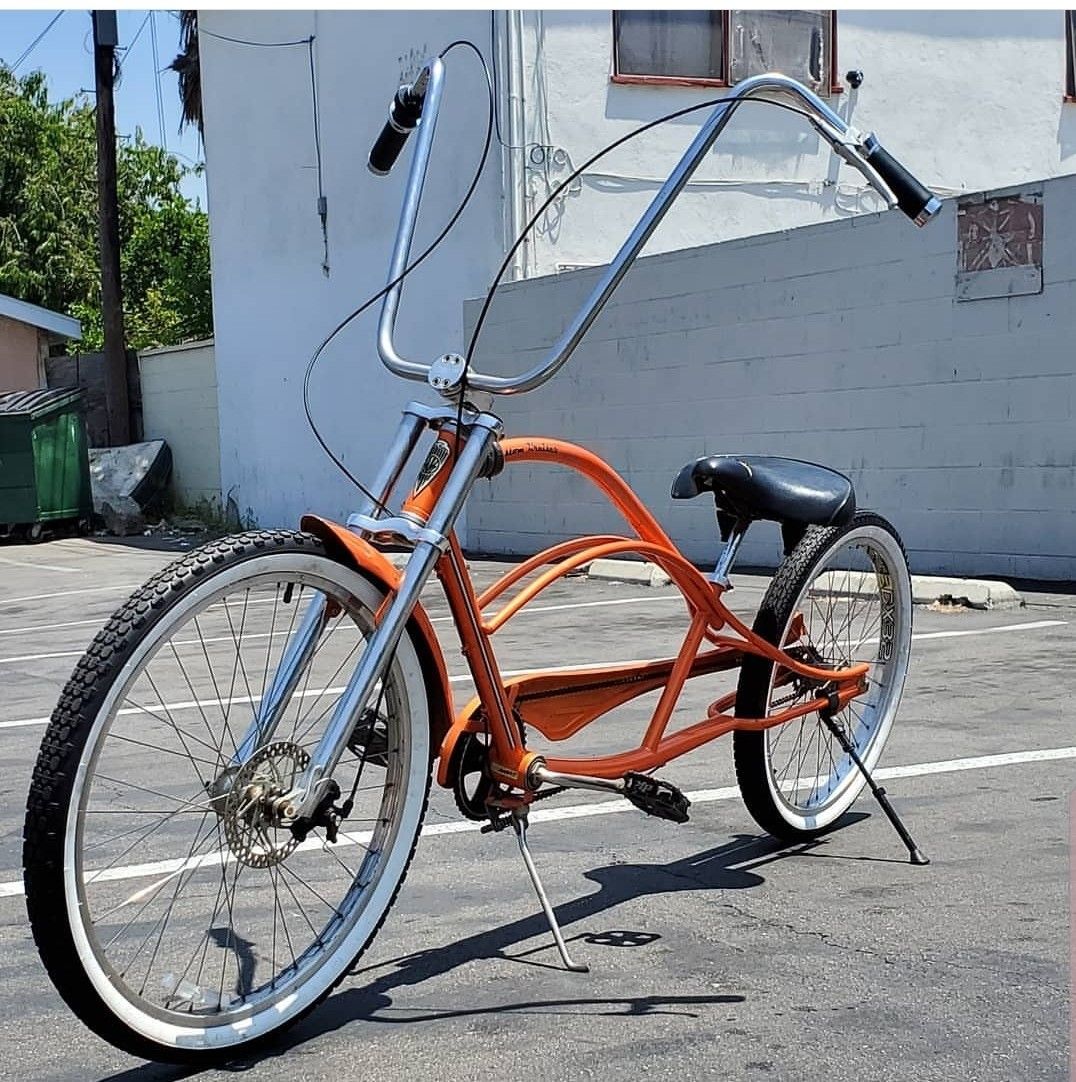 Beach Cruiser Stretch bicycle stamped (KK) on the frame K. K. Slick Daddy Roadster $500.00