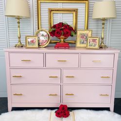 LARGE DRESSER- 7 DRAWERS-WOOD