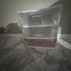 plastic drawer storage 