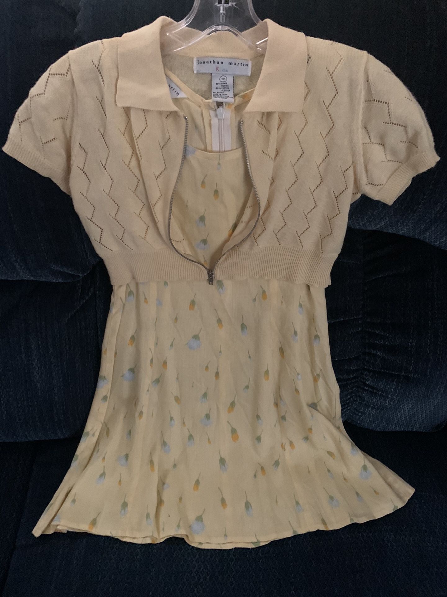 Beautiful Spring/Easter Dress 2pc Sz 10/12