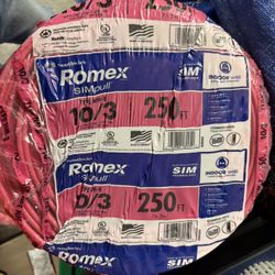romex 10/3 250ft $ 260