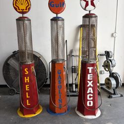 Vintage gas Pump Aluminum 