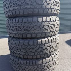 (4) 265/70R18 Toyo All Terrain AT3