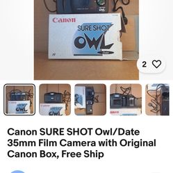 Canon Sure Shit Owl  Camera New