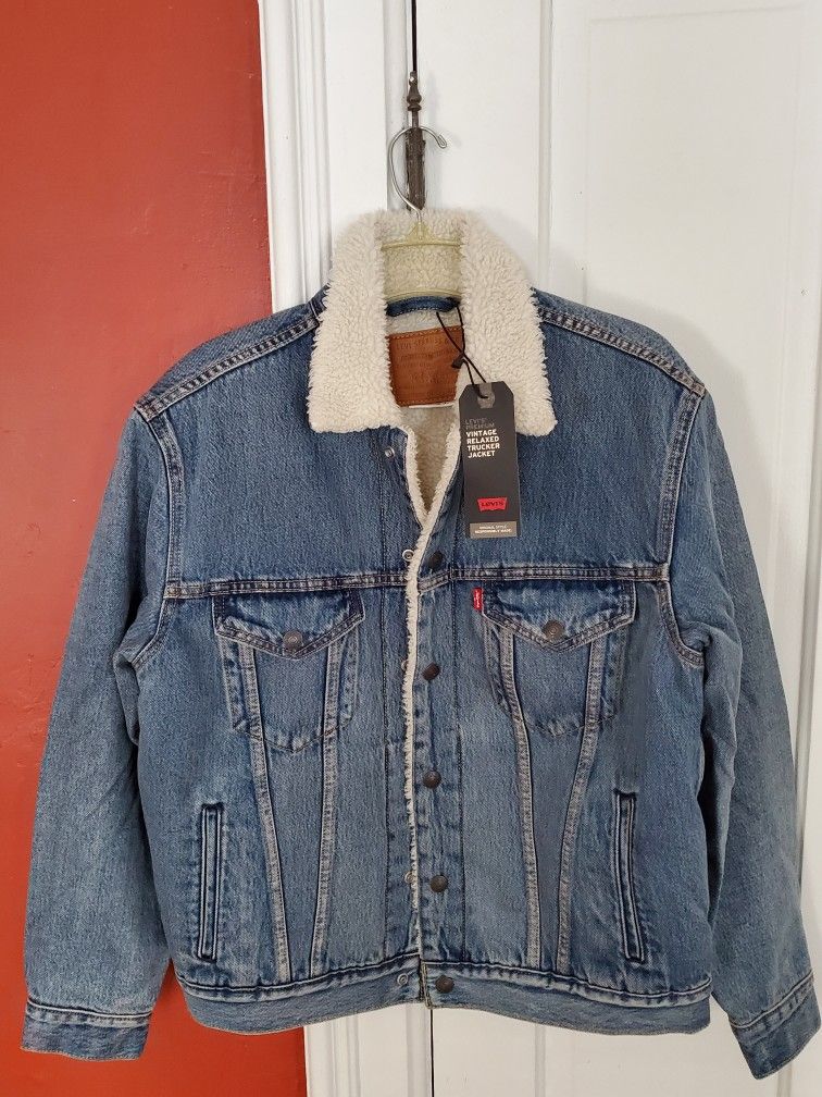 Levi's Brand New Sherpa-Lined Truckers Denim