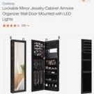 Jewelry Make Up Lock Box