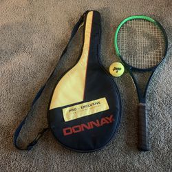 Mens Tennis Racket, Case And Ball