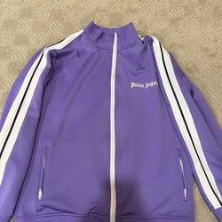 Purple Palm Angels Track Zip Size Large New With Tags