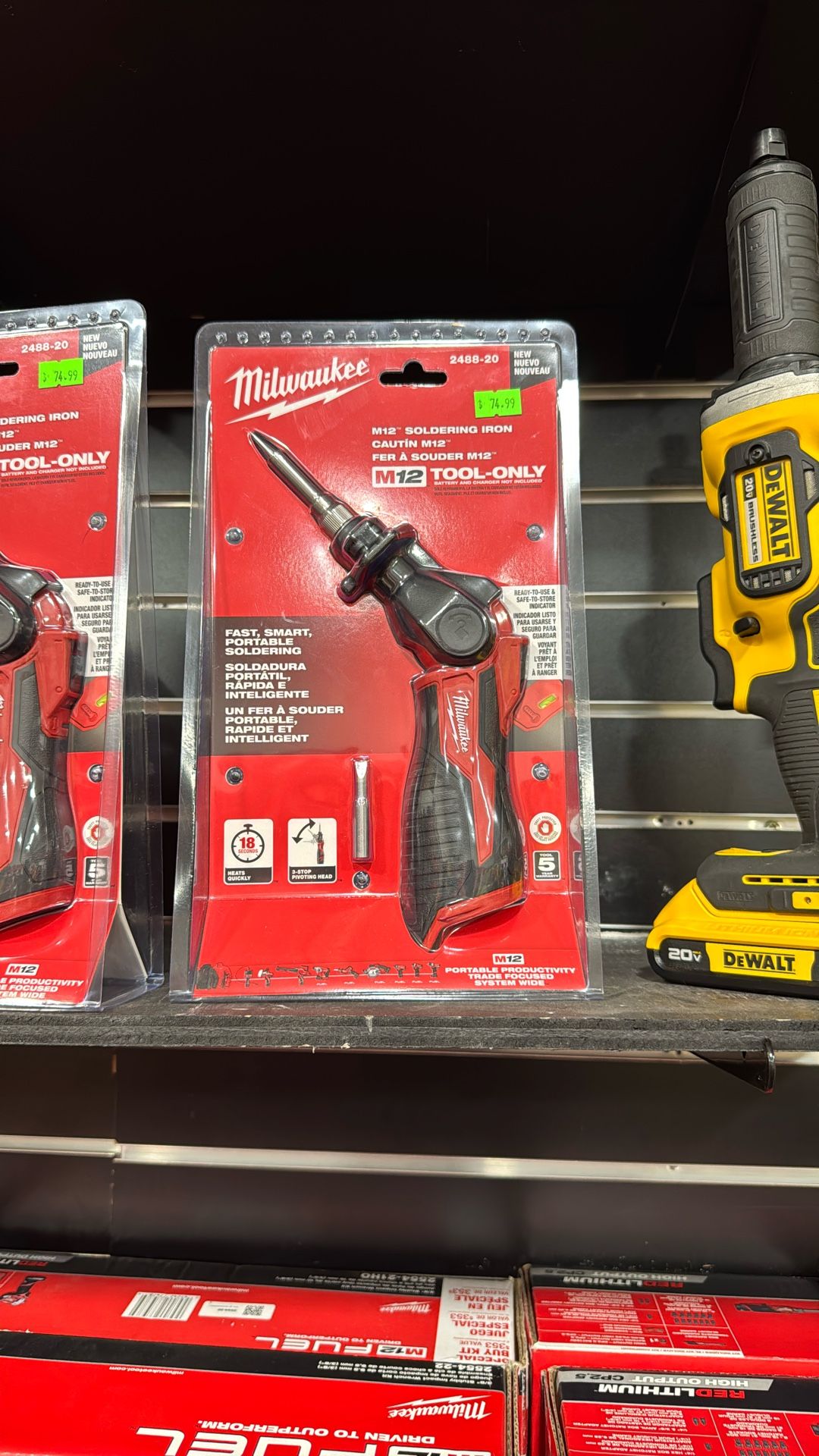 Milwaukee M12 12-Volt Lithium-Ion Cordless Soldering Iron (Tool-Only)