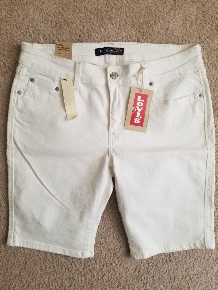 New Levi's shorts (junior size 15 or women's 8-10)